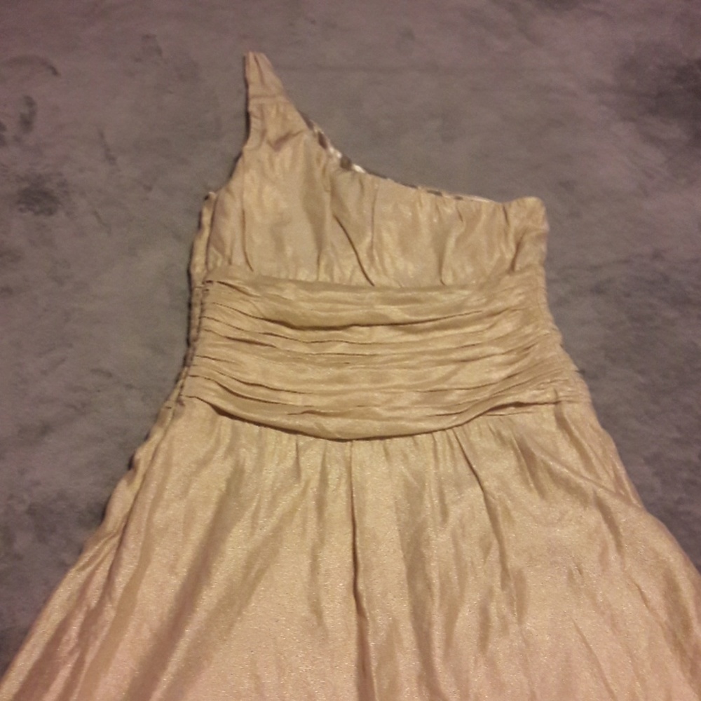 Gold colored dress